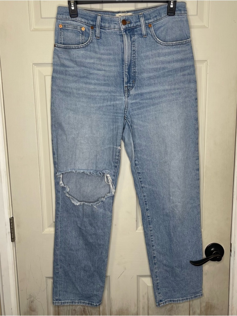 Madewell The Perfect Vintage Straight Jean in Reinhart Wash Sz 30